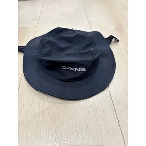 Dakine Indo Surf Hat Black Wide Brim Sun Bucket Hat Mens XXL Adjustable Strap